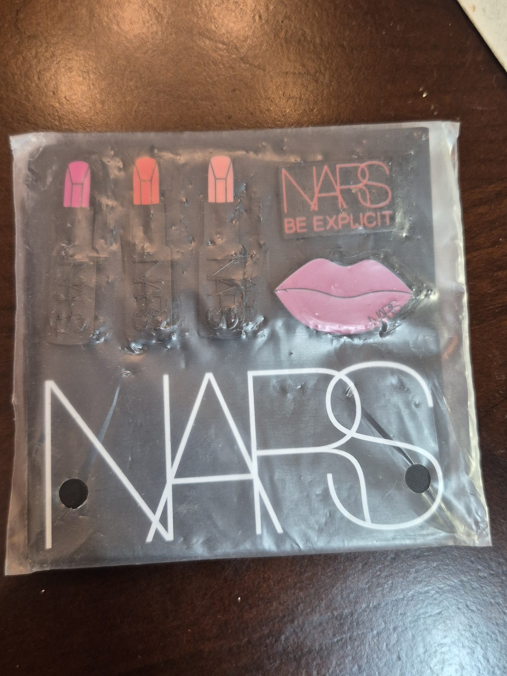 NARS Enamel Lipstick & Lip Pins Set - Pink, Coral